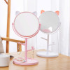 360° Rotating Cat Shape Tabletop Makeup Mirror