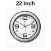 Heritage 22 Inch Dynamite White Wall Clock