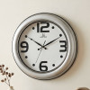 Heritage 22 Inch Dynamite Silver Wall Clock