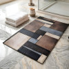Nappa Leather Bath Mat Non Slip Rubber Base Bathroom Mat