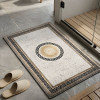 Antique Royal Mandala Nappa Leather Bath Mat