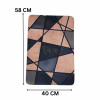 Nordic Geometric Abstract Bath Non Slip Mat