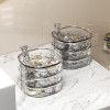 Multi Layer Rotating Jewellery Storage Box Acrylic Organizer Stand