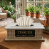 Wooden Tissue Box Decorative Tissue Holder