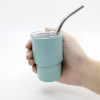 Stainless Steel Mini Tumbler Steel Straw Drinking Cup