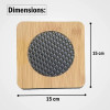Wooden Heat Mat Heat Resistant Table Protector