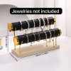 2 Layer Velvet Jewellery Display Stand Necklace & Bracelet Organizer