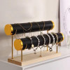 2 Layer Velvet Jewellery Display Stand Necklace & Bracelet Organizer
