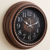 Heritage 14.95 Inch Titanic Nostalgic Brown Wall Clock