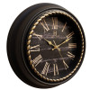 Heritage 14.95 Inch Titanic Black Roman Wall Clock