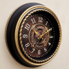 Heritage 14.95 Inch Titanic Black Antique Wheel Wall Clock