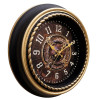 Heritage 14.95 Inch Titanic Black Antique Wheel Wall Clock