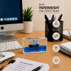 Square Water Paper Weight Decorative Desk Paperweight