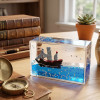 Square Water Paper Weight Decorative Desk Paperweight