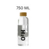 Borosilicate Glass Water Bottle H2O Style Leakproof Bottle