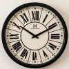 Heritage 20 Inch Moon Time Cream Roman Wall Clock