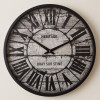 Heritage 20 Inch Moon Time Gray Roman Wall Clock