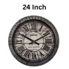 Heritage 24 Inch Big Time Vivid Gray Wall Clock