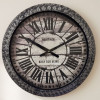 Heritage 24 Inch Big Time Vivid Gray Wall Clock