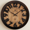 Heritage 24 Inch Big Time Musturd Wall Clock