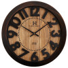 Heritage 24 Inch Big Time Musturd Wall Clock