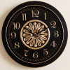 Heritage 24 Inch Big Time Floral Wall Clock