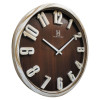 Heritage 20 Inch Albino Caramel Coffee Wall Clock