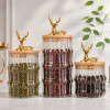 3PCS Glass Jar Set Kitchen Storage Containers