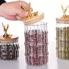 3PCS Glass Jar Set Kitchen Storage Containers