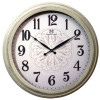 Heritage 24 Inch Letex Cream Wall Clock