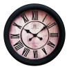 Heritage 18 Inch Sunrise Plain Roman Burgundy Wall Clock