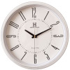 Heritage 15 Inch Sunset Plain White Wall Clock