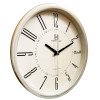 Heritage 15 Inch Sunset Plain Cream Wall Clock