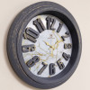 Heritage 18 Inch Sunrise 3D Gray Wall Clock