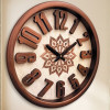 Heritage 15 Inch Sunset 3D Copper Wall Clock
