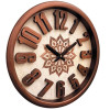Heritage 15 Inch Sunset 3D Copper Wall Clock