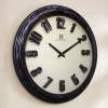 Heritage Snowy Ice Beige 14 Inch Wall Clock