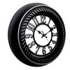 Heritage 14.25 Inch Fallow Black Gray  Wall Clock