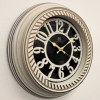 Heritage 14.25 Inch Fallow Cream Wall Clock