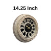 Heritage 14.25 Inch Fallow Cream Wall Clock