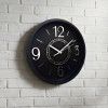 Heritage Bradford 14.5 Inch White Black Wall Clock