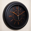 Heritage 10.75 Inch Dream Copper Black Wall Clock