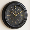 Heritage 10.75 Inch Dream Gold Black Wall Clock