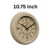 Heritage 10.75 Inch Dream Cream Copper Wall Clock