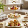 Melamine Square Cream 3 Tier Cake Stand