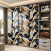 Self Adhesive Marble Sheet Blue & Gold Design