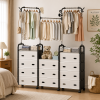 Bedroom Coat & Drying Rack Multipurpose Clothes Stand