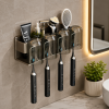 4 in 1 Toothbrush Holder & Tumbler Set Multifunctional Bathroom Organizer