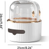 Tissue Box & Cosmetics Organizer with Acrylic Door