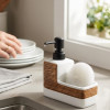 Ceramic Soap Dispenser Refillable Liquid Soap Pump